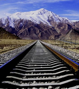 The train trip from Lhasa was an experience