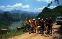 Bamboo Rafting on Yulong River